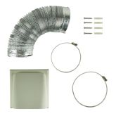 Elica DK6/7 Ducting Kit Round (150mm) / Rectangular 220 x 90mm Rigid 3000mm Long