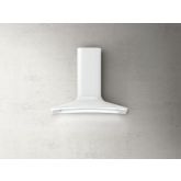 Elica DOLCE-WHITE-CH 86Cm White Dolce Chimney Hood With Led Lighting Strip And 3 Speed Control + Boo