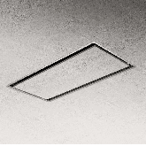 Elica ILLUSION30-CS 30Cm High Custom Finish Illusion Ceiling Hood With 3 Speed + Boost Power Levels 