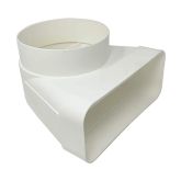 Elica KIT0121007 nt do ducting 150mm round to rect. 90⁰ curve