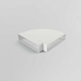 Elica KIT0121016 nt rc horizontal 90⁰ curved rectangular 218x55