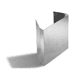 Elica KIT01513 Long Chimney Kit Stainless Steel (450mm - 890mm)