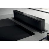 Elica PANDORA-BLK 84Cm Black Glass Pandora Downdraft Cooker Hood For Ducted/Recirculating Ventilatio