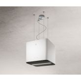 Elica PIX-WH 42Cm Soft White Re-Circulating Suspended Hood With Strip Led Lighting And 3 Speed Contr