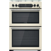 Hotpoint CD67G0C2CJ 60cm Double Gas Cooker with Lid - Jasmine