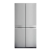 Hotpoint HQ9M2L 90.5cm Side By Side Fridge Freezer - Stainless Steel