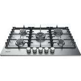 Hotpoint PPH75GDFIXUK 75cm Gas Hob - Silver