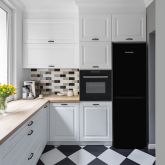 Montpellier MLF1770EK 54cm 50/50 Low Frost Fridge Freezer - Black