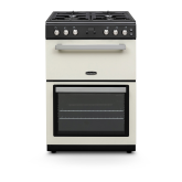 Montpellier MMRG60C Montpellier MMRG60C 60cm Gas Rangecooker with Double Oven and Gas Hob - Cream