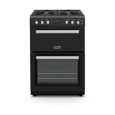 Montpellier MMRG60K Montpellier MMRG60K 60cm Gas Range cooker with Double Oven and Gas Hob - Black