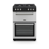 Montpellier MMRG60X Montpellier MMRG60X 60cm Gas Rangecooker with Double Oven and Gas Hob - Stainles