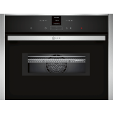 Neff C17MR02N0B Built-In Compact Oven With Microwave Function Circotherm, 6 Functions, Electronic, C