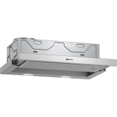 Neff D46BR22N1B 60cm wide, Logo design handle, 3 speed, Rocker Switch Controls, LED lights. Optional