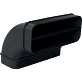 Neff Z861SB2 Flat channel 90º vertical bend (large Radius), suitable for worktop depth minimum 70cm.