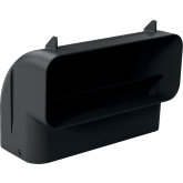 Neff Z861SB3 Flat channel 90º vertical bend (medium Radius), suitable for worktop depth minimum 65cm