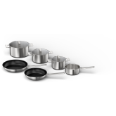 Neff Z9406SE0 Six piece pan set, suited for induction, radiant ceramic and gas. Consists of 2 x saut