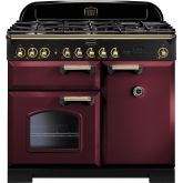 Rangemaster CDL100DFFCY/B 115560 CLASSIC DL 100 DF CRANBERRY BRASS