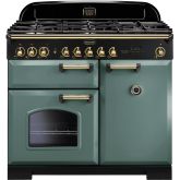 Rangemaster CDL100DFFMG/B 129530 CLASSIC DL 100 DF MINERAL GREEN/BRASS