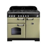 Rangemaster CDL100DFFOG/C 100910 CLASSIC DL 100 DF OLIVE GREEN CHROME