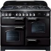 Rangemaster CDL110DFFCB/C 128500 CLASSIC DL 110 DF CHARCOAL BLACK CHROME