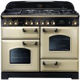 Rangemaster CDL110DFFCR/B 79810 CLASSIC DL 110 DF CREAM BRASS