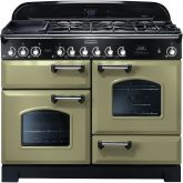 Rangemaster CDL110DFFOG/C 100930 CLASSIC DL 110 DF OLIVE GREEN CHROME