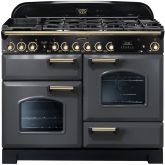 Rangemaster CDL110DFFSL/B 124250 CLASSIC DL 110 DF SLATE BRASS