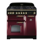 Rangemaster CDL90DFFCY/B 84490 CLASSIC DL 90 DF CRANBERRY BRASS