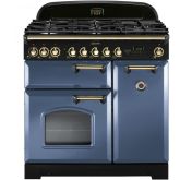 Rangemaster CDL90DFFSB/B 129430 CLASSIC DL 90 DF STONE BLUE/BRASS GB/IE