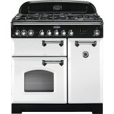 Rangemaster CDL90DFFWH/C 113550 CLASSIC DL 90 DF WHITE CHROME