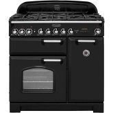Rangemaster CDL90ECCB/C 128480 CLASSIC DL 90 CER. CHARCOAL BLACK UK/IE