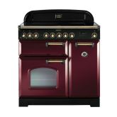 Rangemaster CDL90ECCY/B 84510 CLASSIC DL 90 CER. CRANBERRY BRASS