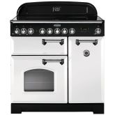 Rangemaster CDL90ECWH/C 114270 CLASSIC DL 90 CER. WHITE CHROME