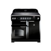 Rangemaster CLA100ECBL/C 117600 CLASSIC 100 CERAMIC BLACK CHROME