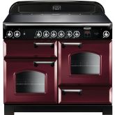 Rangemaster CLA110ECCY/C 117530 CLASSIC 110 CERAMIC CRANBERRY CHROME