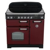 Rangemaster CLA90ECCY/C 117440 CLASSIC 90 CERAMIC CRANBERRY CHROME