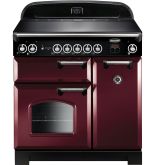 Rangemaster CLA90EICY/C 116960 CLASSIC 90 IND. CRANBERRY CHROME