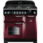 Rangemaster CLA90NGFCY/C 116740 CLASSIC 90 NG CRANBERRY CHROME