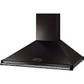 Rangemaster CLAHDC100BC/ 95690 CLASSIC 100CM HOOD BLACK CHROME RAIL