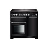 Rangemaster EDL90EIBL/C 117300 ENCORE DL 90 IND. BLACK CHROME TRIM