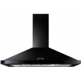 Rangemaster LEIHDC110BB/ 89310 RANGEMASTER 110CM HOOD BLACK BRASS NO RAIL