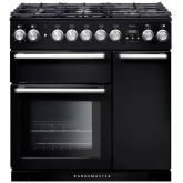 Rangemaster NEX90DFFCB/C 125650 NEXUS 90 DF CHARCOAL BLACK CHROME