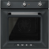 Smeg SF6905NO1 60cm Built In Electric Single Oven - Matte Black