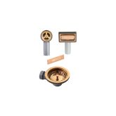 The 1810 Company AC-BSW-PACK1-COP WASTE KIT FOR SINGLE BOWL SINK - COPPER