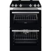 Zanussi ZCV66050XA 
60cm Double Oven with Thermaflow® fan operated main oven and conventional top o
