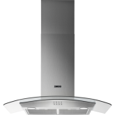 Zanussi ZHC92352X 
90cm Curved glass chimney Hood. Stainless Steel and Glass, LED lighting, Charcoa