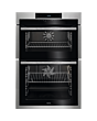 AEG DCE731110M 
Dual multifunction double oven, Touch Controls, 10 Main Oven Functions, 8 Top Oven 