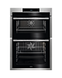 AEG DCE731110M 
Dual multifunction double oven, Touch Controls, 10 Main Oven Functions, 8 Top Oven 