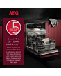 AEG FFX52507ZW White Dishwasher 10 Place Settings