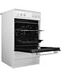 Amica AFC1530WH 50Cm Single Cavity Ceramic Cooker In White